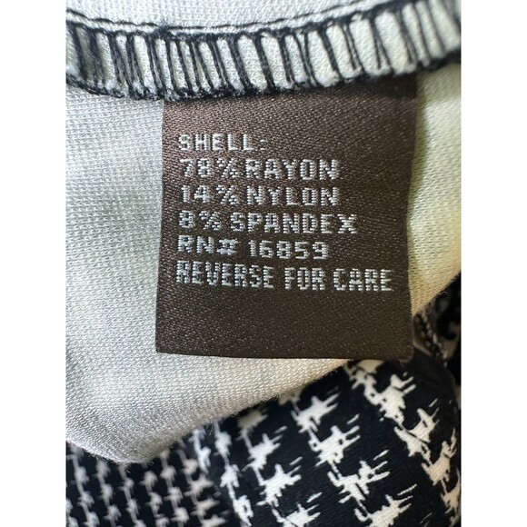 J. McLaughlin Becca Houndstooth Stretch Straight Ankle Pants Women's 6 - Picture 6 of 10